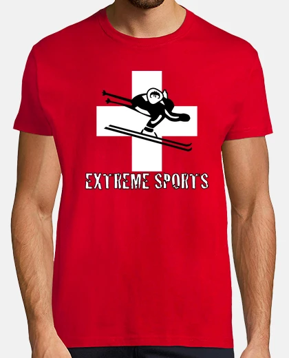T-shirt extreme sports in svizzera uomo