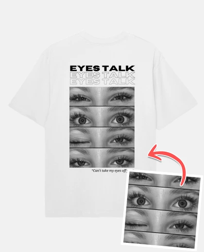 Camiseta EYES TALK - CAMISETA OJOS TREND TIK TOK