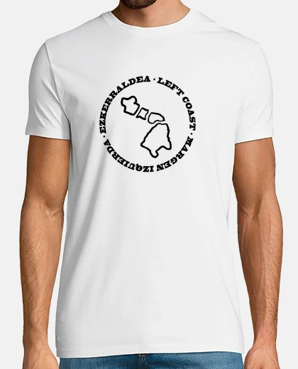 Camiseta Ezkerraldea herriak- left coast - margen izquierda