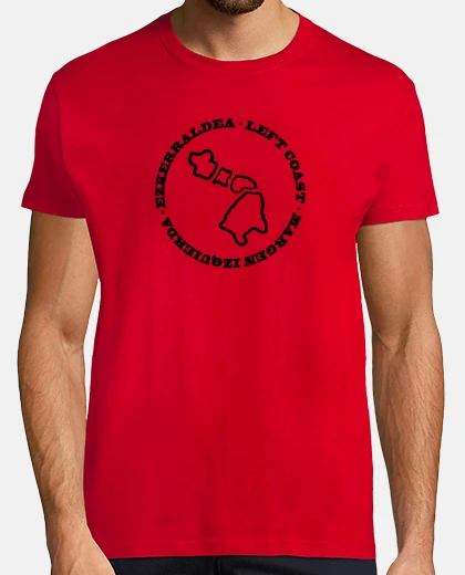 Camiseta Ezkerraldea herriak- left coast - margen izquierda