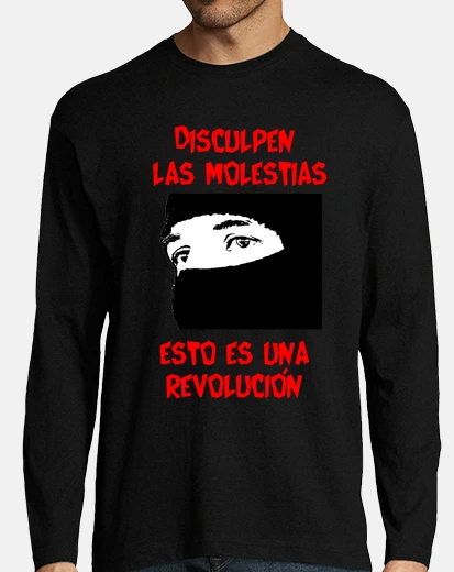 Playera EZLN Manga larga  (Exclusiva en Punkisetas)