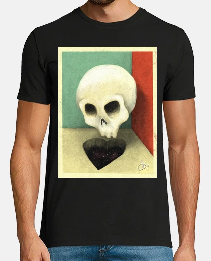 Tee-shirt f all ing in love skull original