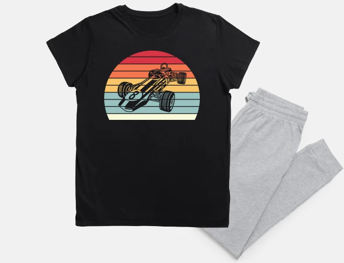 Pigiama f1 1970 tramonto vintage vintage