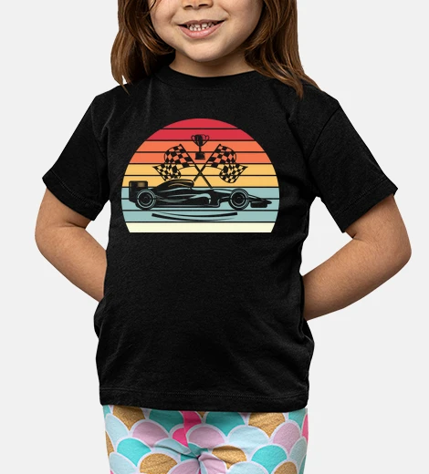 Kids f1 retro vintage sunset