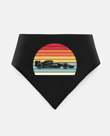Mascotas f1 retro vintage sunset
