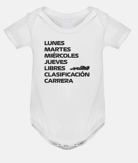 Ropa F1 SEMANA LIBRES CLASIFICACIÓN CARRERA