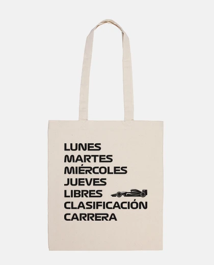 Bolsa F1 SEMANA LIBRES CLASIFICACIÓN CARRERA