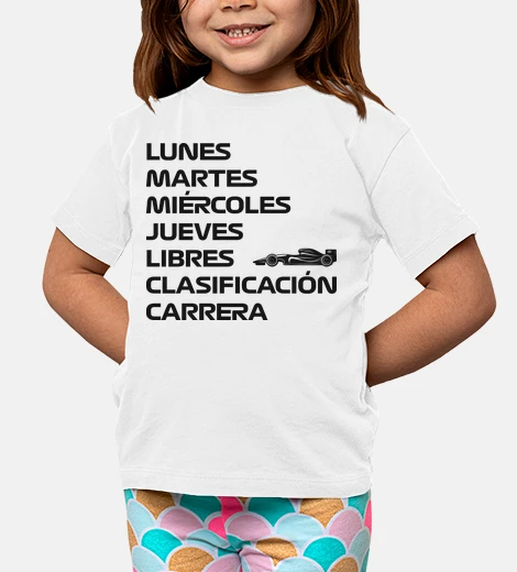 Ropa F1 SEMANA LIBRES CLASIFICACIÓN CARRERA