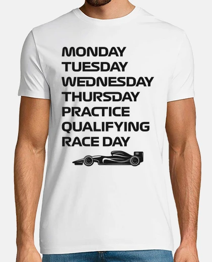 T-shirt f1 settimana di prove libere day ace di