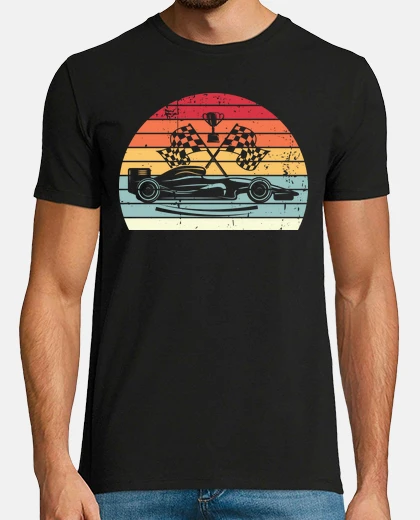 T-shirt f1 tramonto vintage vintage