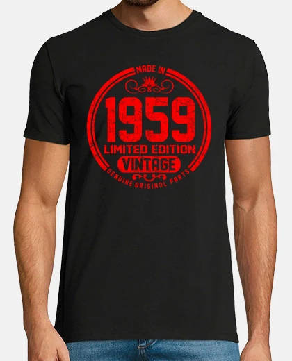 Tee-shirt fabriqué en 1959 édition limitée vintag