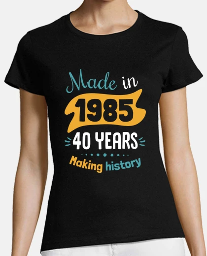 Tee-shirt fabriqué en 1985 40 ans d39histoire