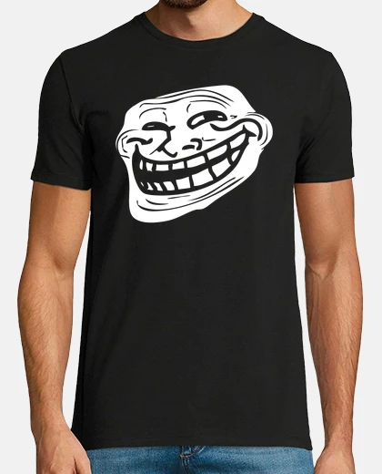 T-shirt faccia da stupido