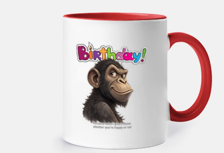 Tazza faccia da troll di compleanno