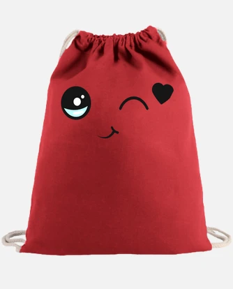 Face corason drawstring bag tostadora