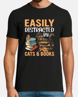 facilement distrait par les chats et le