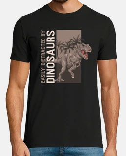 facilement distrait par les dinosaures drôle trex tyrannosaurus rex