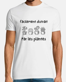 facilement distrait par les plantes