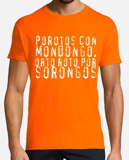 T-shirt fagioli con trippa, ortho rotto per sorongos