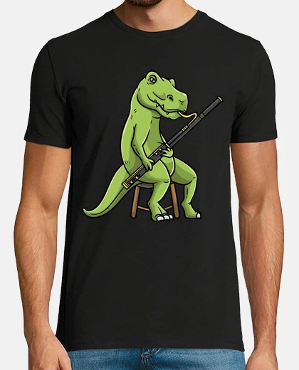 Camiseta fagot o saurus rex tirano saurio rex di