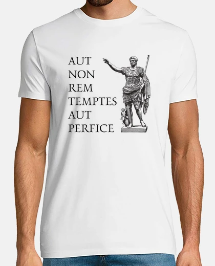 Tee-shirt faire ou ne pas faire - en latin - citation d&#39;ovide