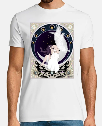 T-shirt fairy art nouveau