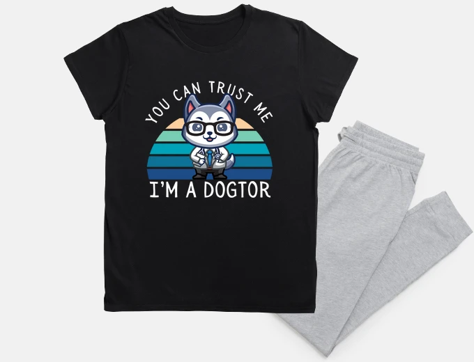 Pyjama fais-moi confiance dogtor drôle de chie
