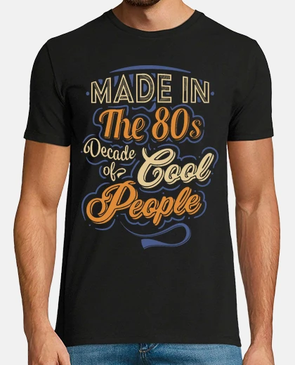 Tee-shirt fait dans les années 80 fraîches people