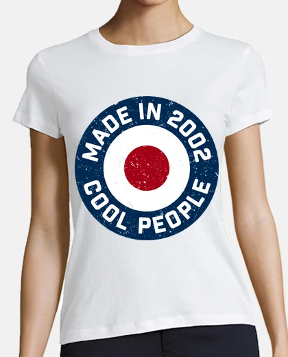 Tee-shirt fait en 2002 cool people cool