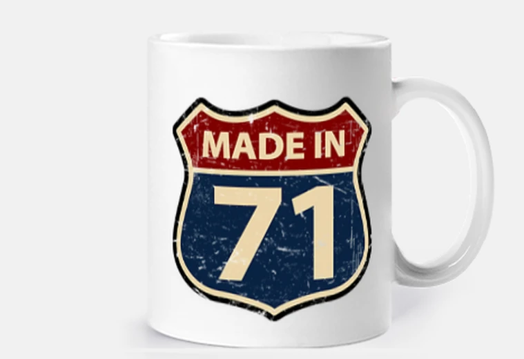 Mug fait en 71