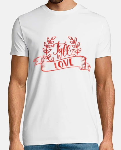 Tee-shirt fall in love , saint-valentin