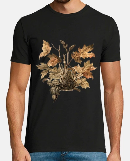 T-shirt fallen leaves maple fall decor, fashion trend