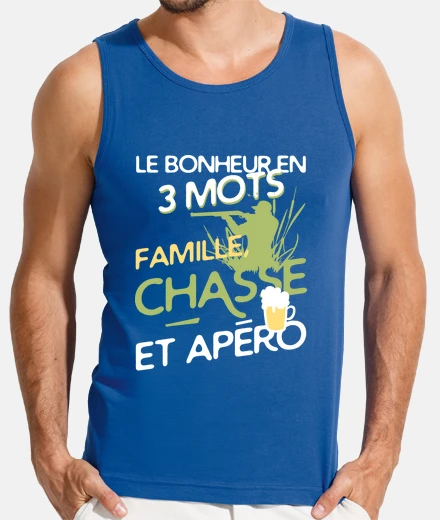 Tee-shirt Famille - chasse - apéro