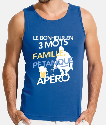 Tee-shirt Famille - pétanque - apéro