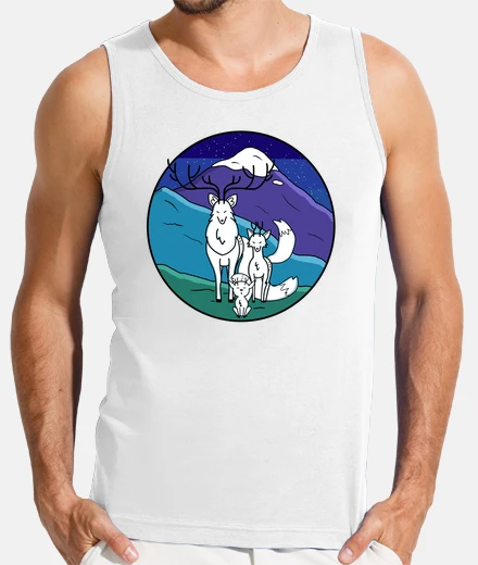 Tee-shirt famille cerf-renard