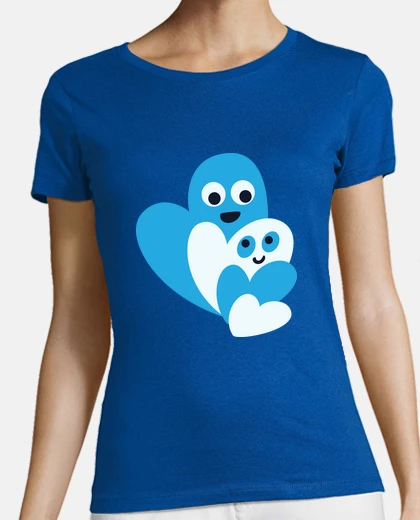 Tee-shirt famille coeurs heureux