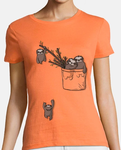 Tee-shirt famille de poche sloth