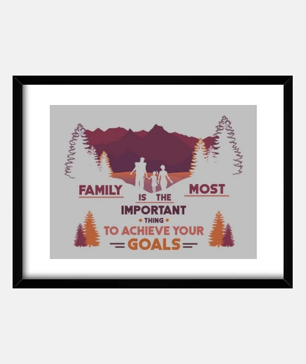 Framed family and nature