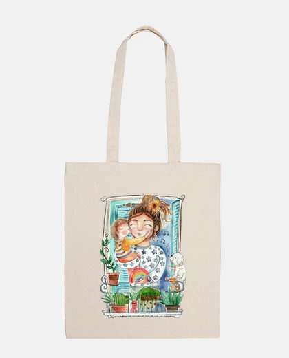 Bag family confinement tote bag