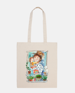family confinement tote bag