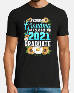 Family of Graduate Matching Shirts Proud Grandma Of A Class of 2021 Grad Graduation Gift For Her Him