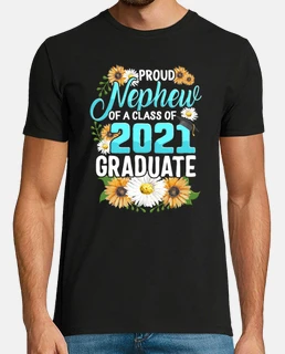 Family of Graduate Matching Shirts Proud Nephew Of A Class of 2021 Grad Auntie Graduation Gift For S