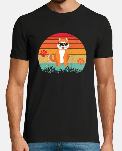 Tee-shirt fan des chiens akita inu