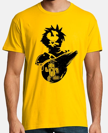 T-shirt fan finale tasy universo nero