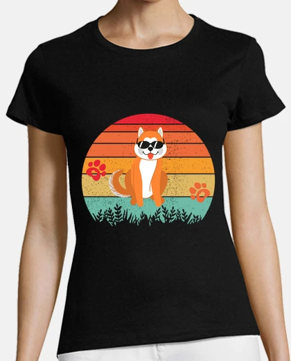 Playera fan of akita inu dogs