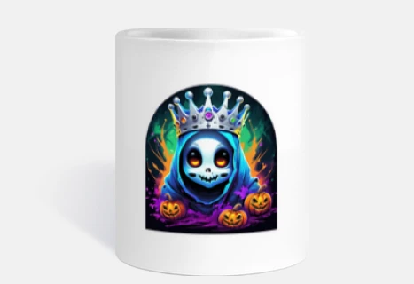 fan tasma con corona h all oween