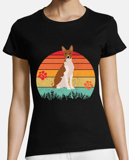 Playera fanático de los perros basenji
