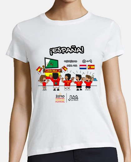 Tee-shirt fans espagnols - finale de la coupe du monde 2010