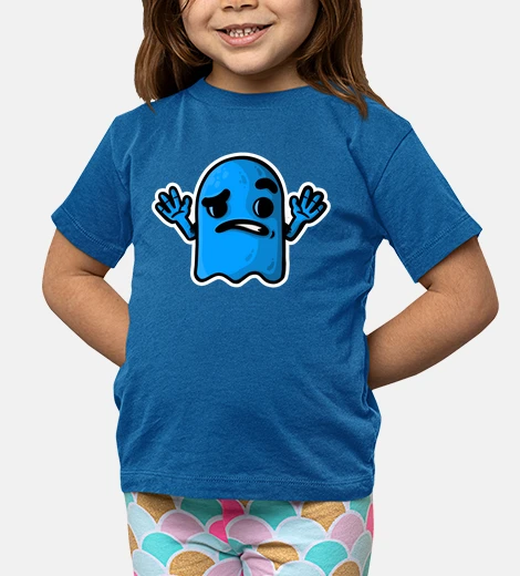 Ropa fantasma azul confundido blanco