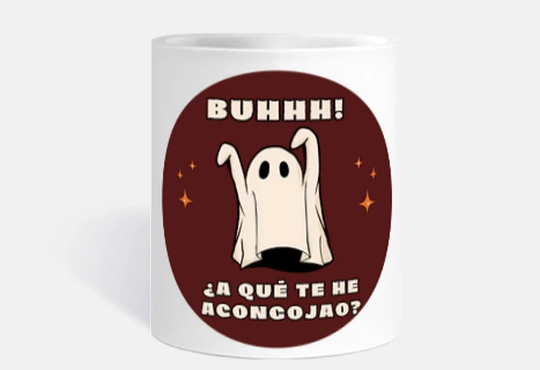 Taza Fantasma cuenta acongojao
